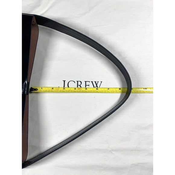J. Crew Edie Bucket Bag Black Italian Patent Leather Dustbag Inc NWT - Picture 8 of 14
